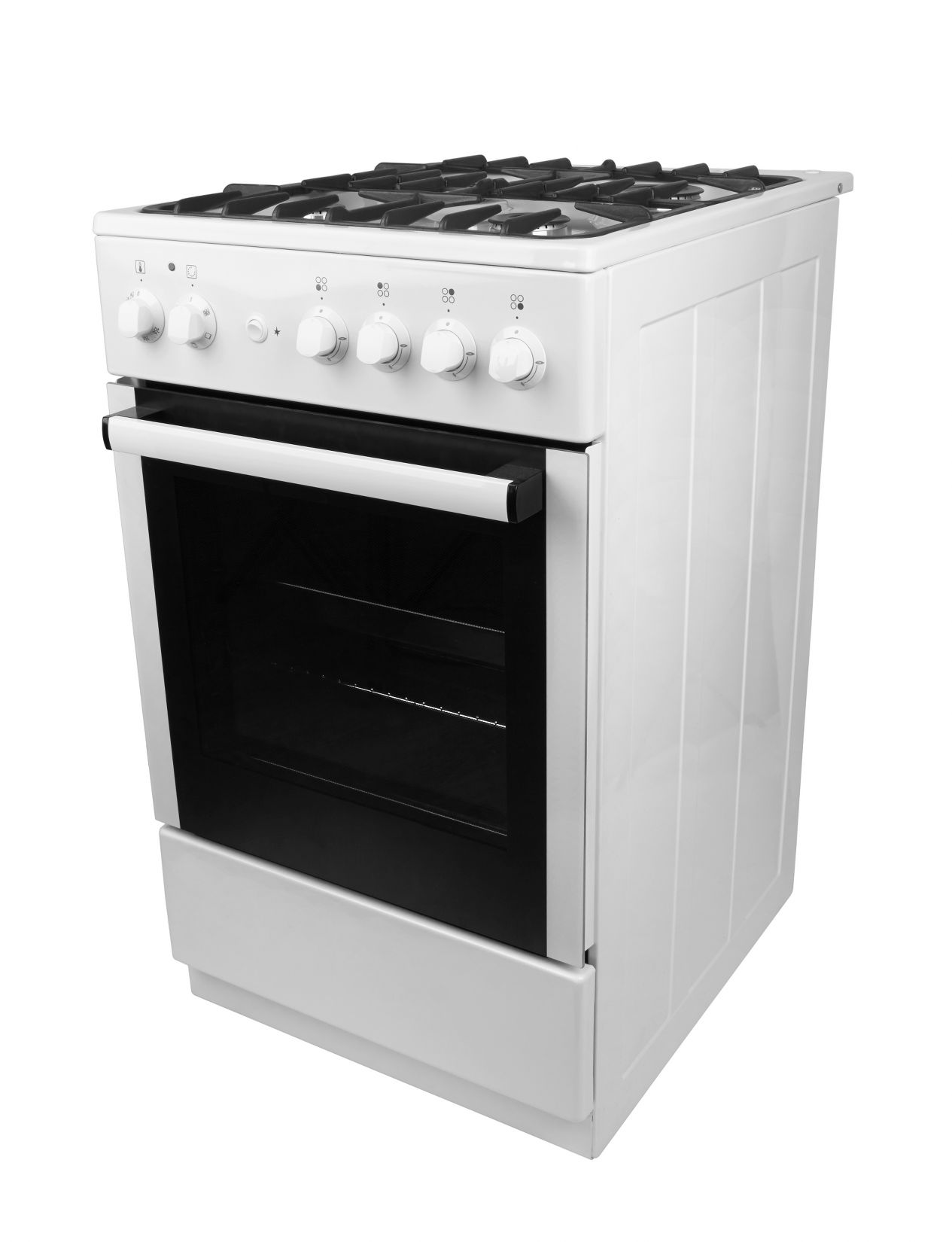 Gas stove isolated on a white background